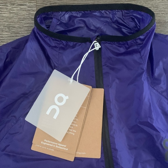 On Cloud Running Women's Half Zip Zero Jacket - Size L - Twilight - NWT - Picture 12 of 13